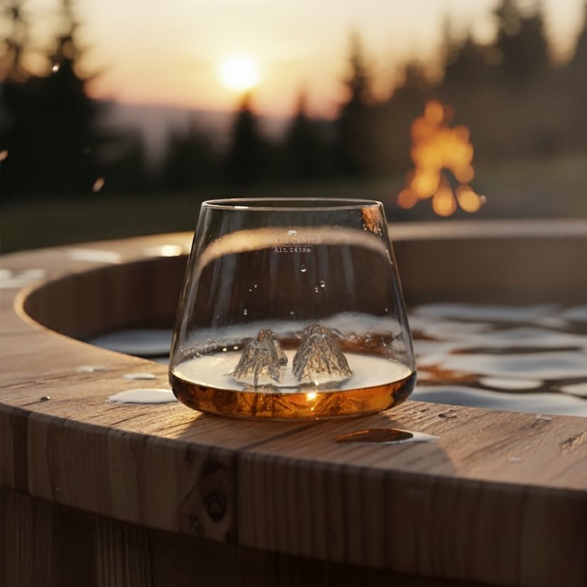 Alaskan Maker designové sklenice na whisky Grand Canyon & Matterhorn