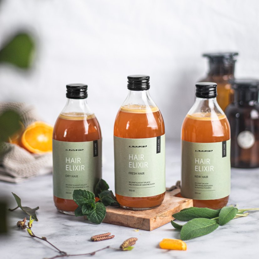 Almara Soap Bylinná kúra na vlasy Hair Elixir Dry