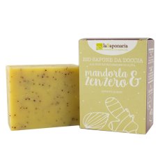 LaSaponaria tuhé olivové BIO mýdlo mandle a zázvor