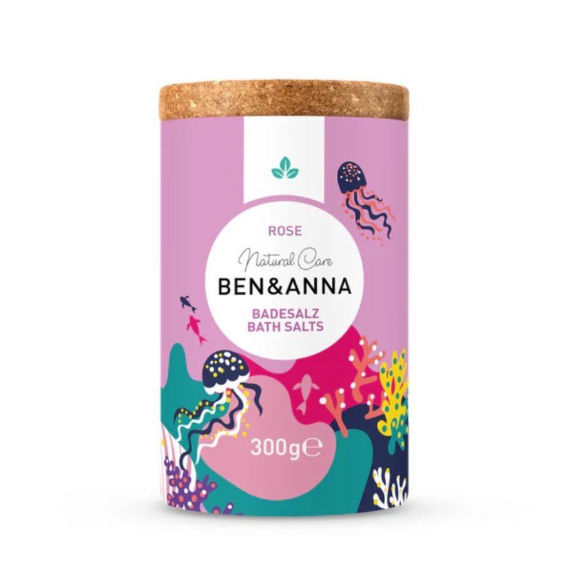 Ben & Anna Sůl do koupele - Rose 300g