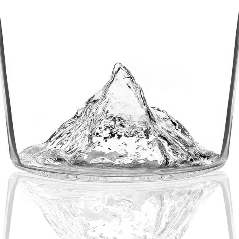Alaskan Maker skleněná karafa na alkohol Matterhorn