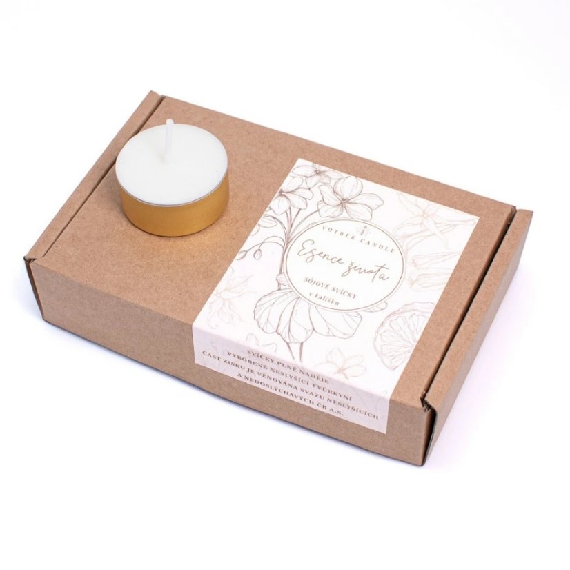 Vontree Candle Sójová čajová svíčka Esence života