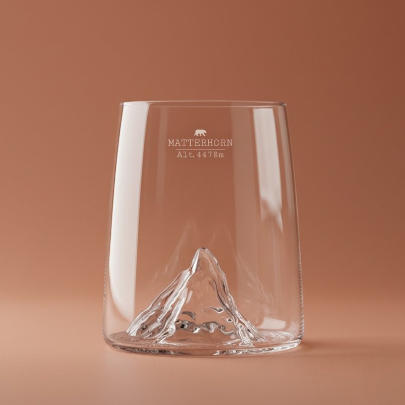 Alaskan Maker designové skleničky na panáky TOPOGRAPHIC 4 ks