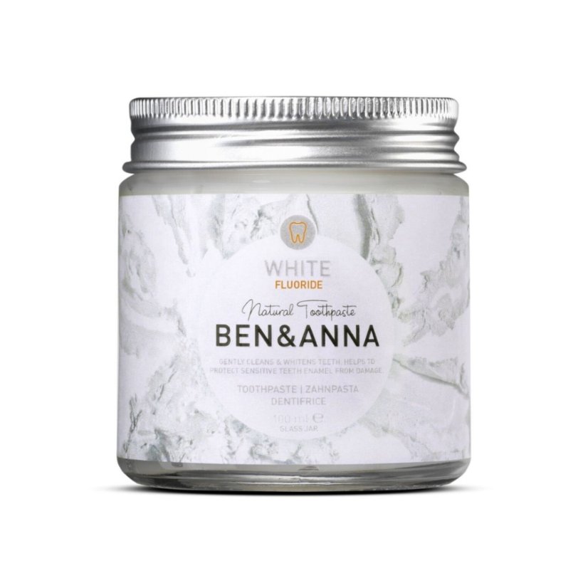 Ben & Anna bělicí zubní pasta s fluoridem 100 ml