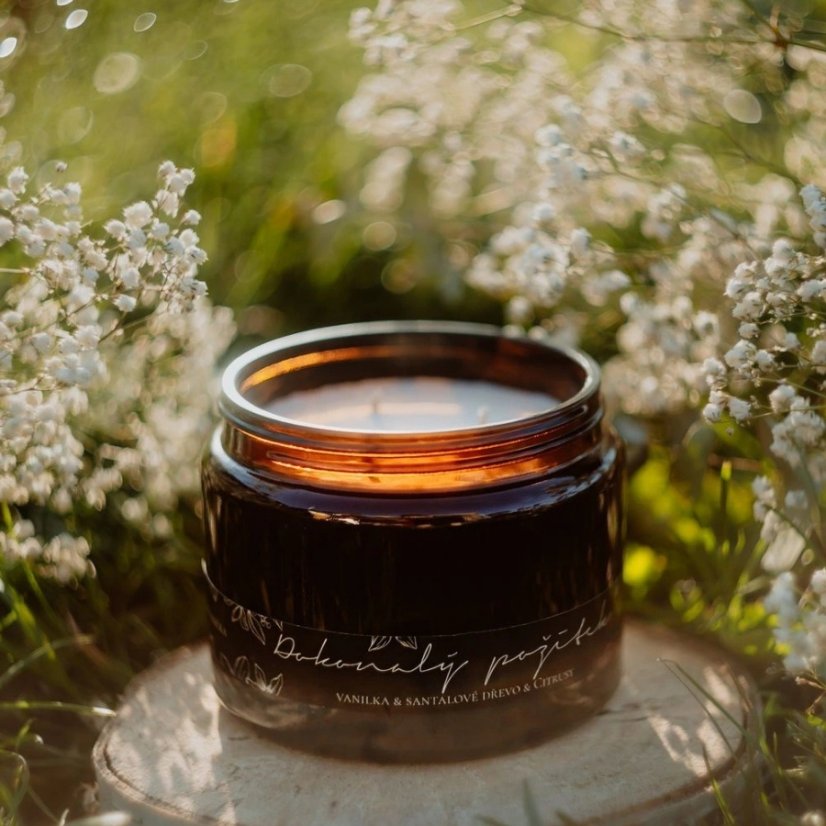 Vontree Candle Sójová vonná svíčka Dokonalý požitek 500 ml