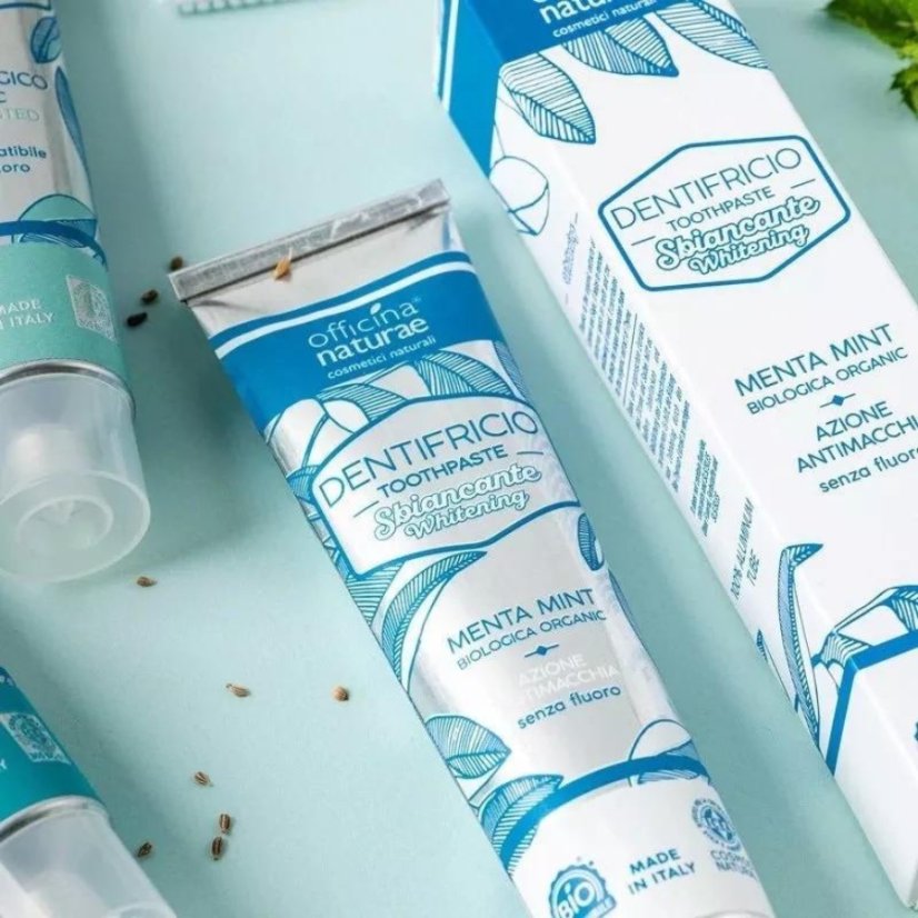 Officina Naturae Bělicí mátová zubní pasta Ecobio 75 ml