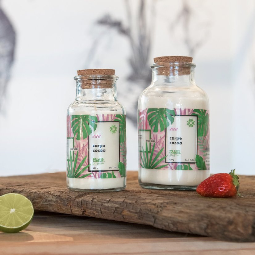 We Love Candles veganská vonná svíčka Carpe cocoa