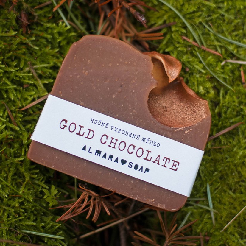 Almara Soap tuhé mýdlo Gold Chocolate