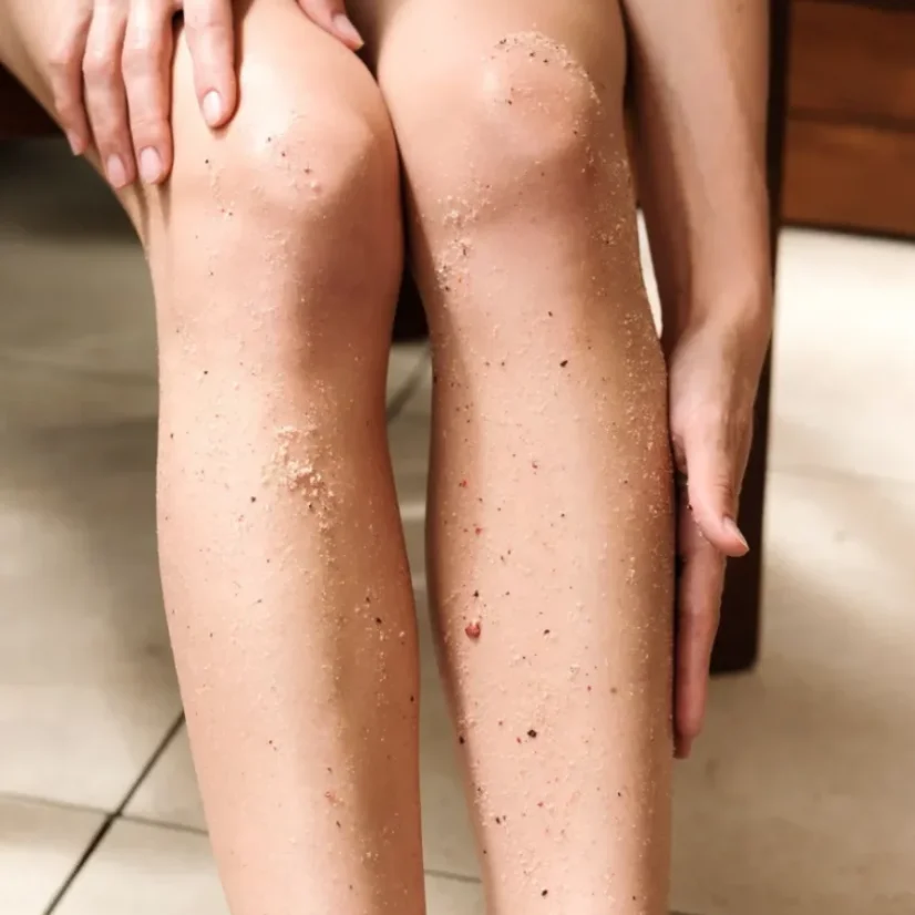 Almara Soap Přírodní scrub na tělo Strawberry Cream