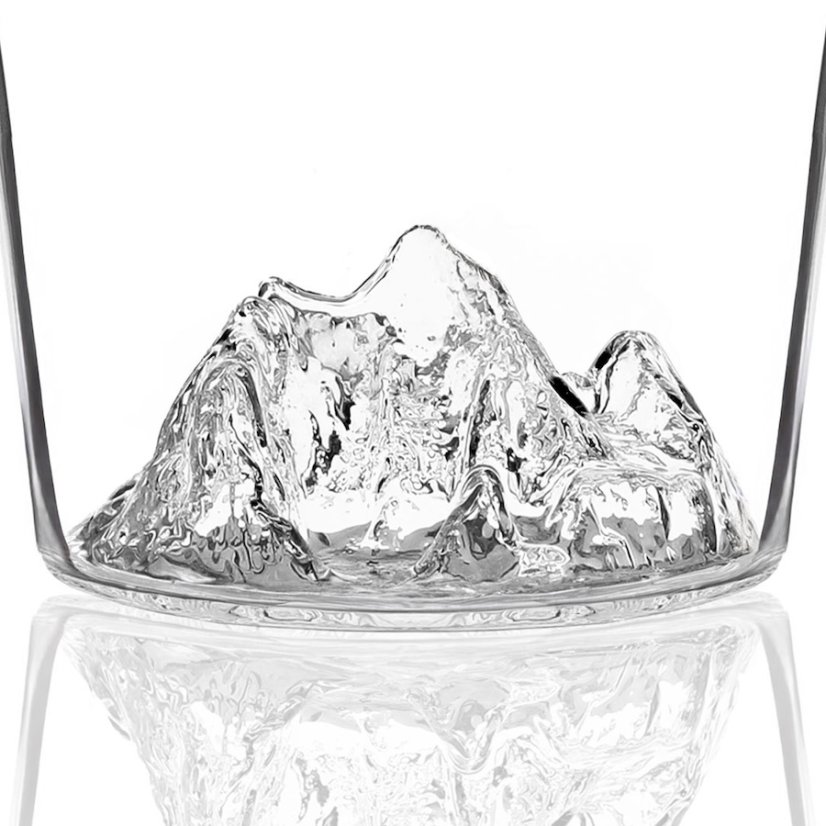 Alaskan Maker skleněná karafa na alkohol Mount Everest