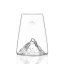 Alaskan Maker Designová křišťálová sklenice Mount Matterhorn