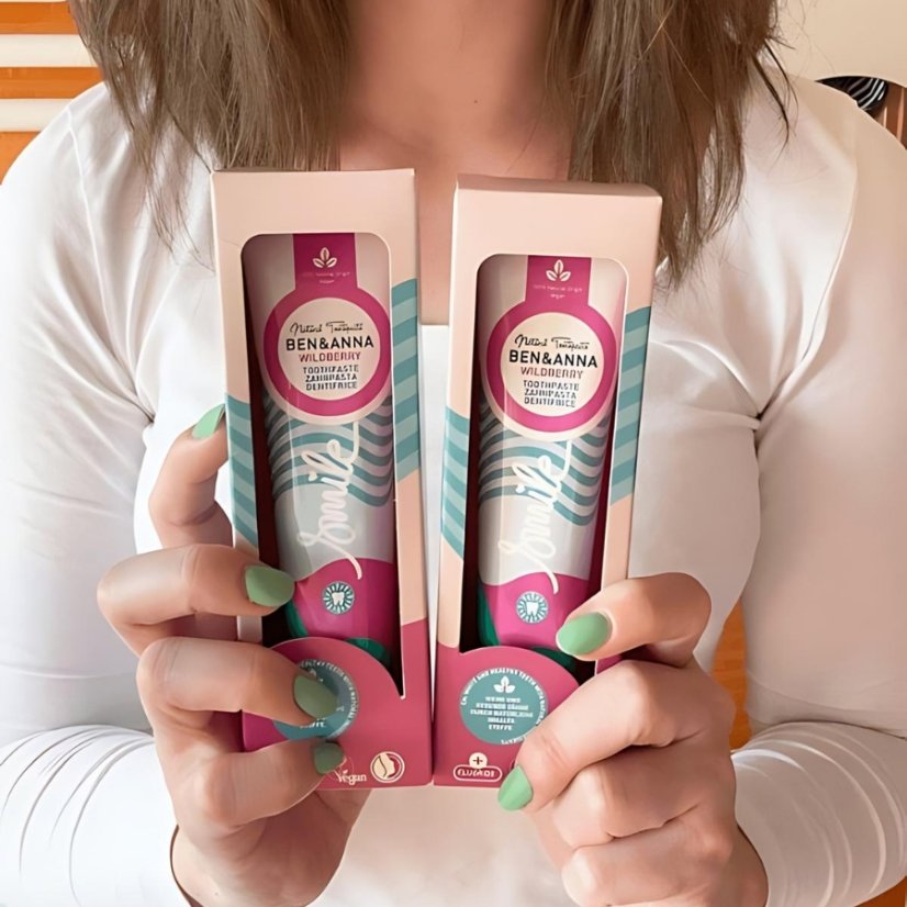 Ben & Anna Zubní pasta s fluoridem Wild Berry 75ml