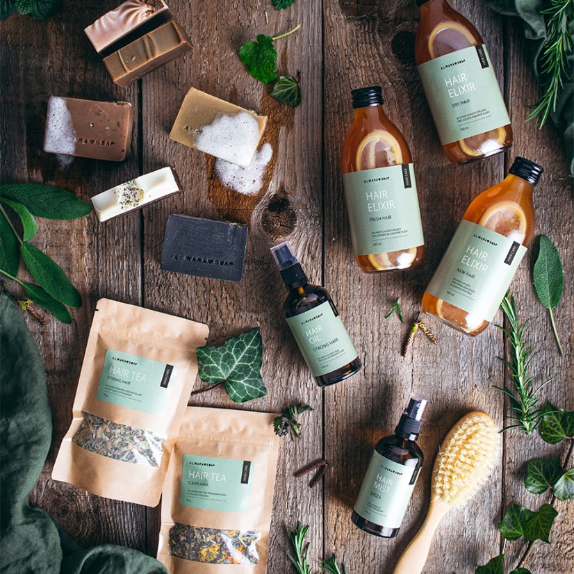 Almara Soap Bylinná kúra na vlasy Hair Tea Clean