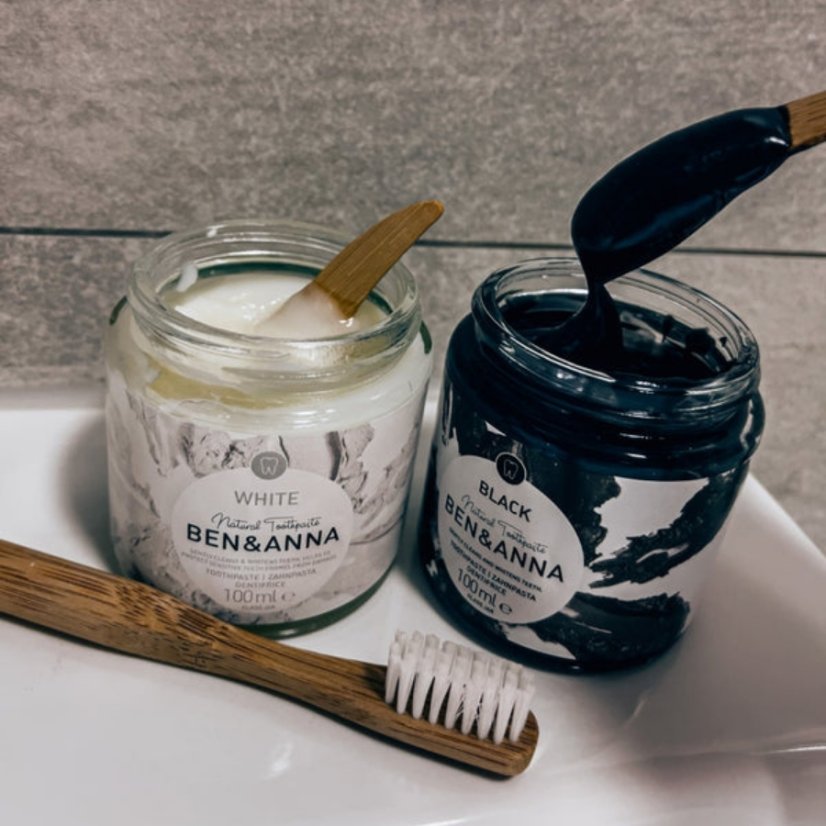 Ben & Anna Zubní pasta pro bělení zubů s aktivním uhlím 100 ml