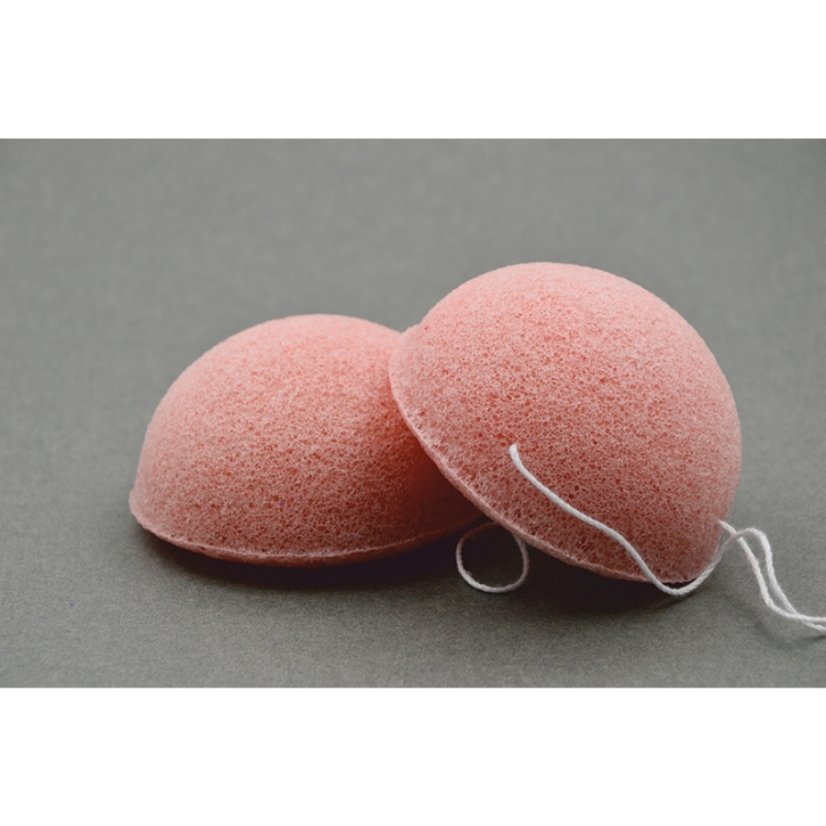 Konjac přírodní pleťová houbička Růžový francouzský jíl