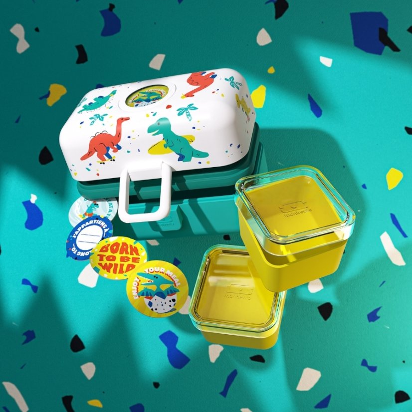 Dětský obědový bento box na jídlo Tresor Graphic Monbento