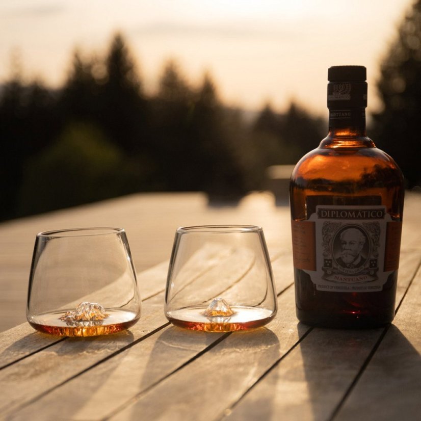 Alaskan Maker designové sklenice na whisky Fuji & Denali