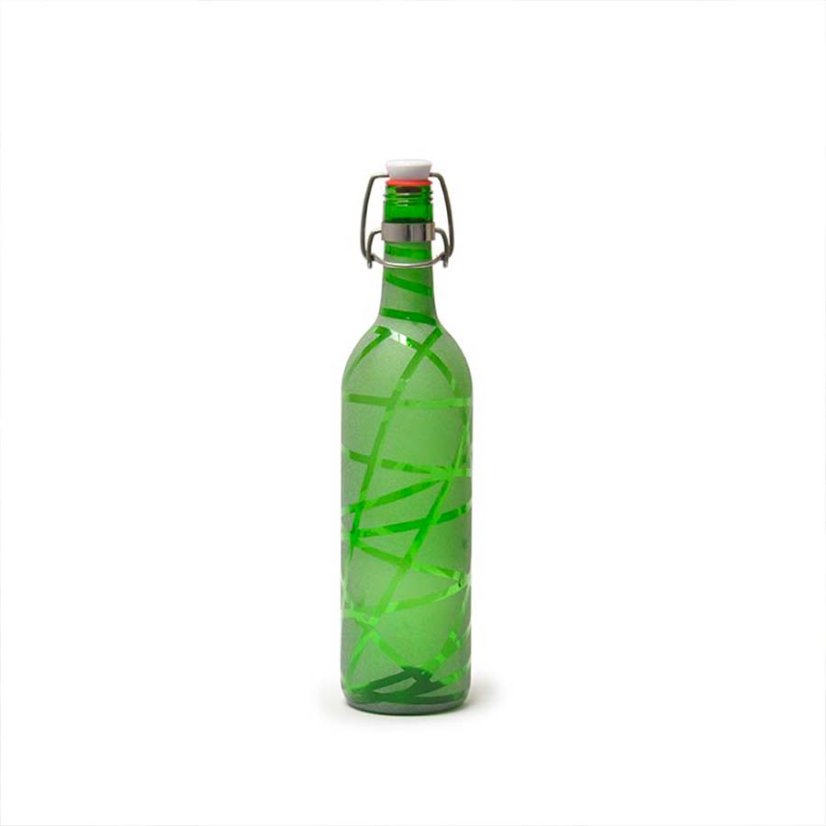 IWAS recyklovaná láhev na pití s patentním uzávěrem