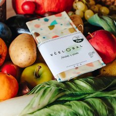 Včelobal voskované bavlněné ubrousky TRIO Vegan