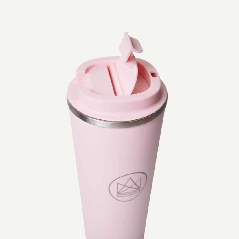 Neon Kactus Designový nerez pohár s brčkem 710 ml