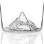 Alaskan Maker skleněná karafa na alkohol Matterhorn