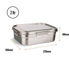 Elephant Box těsnící nerezový lunchbox 2 litry