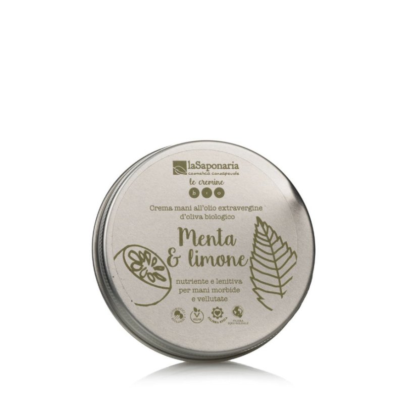 LaSaponaria krém na ruce s mátou a citronem BIO 60 ml