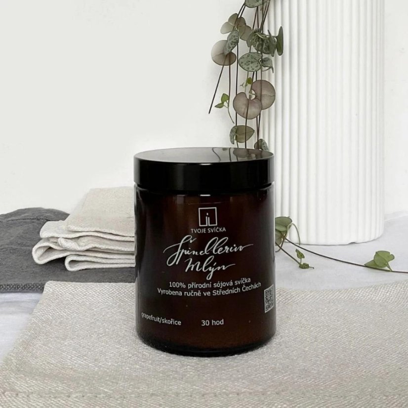 Tvoje svíčka vonná svíčka ve skle Špindlerův mlýn