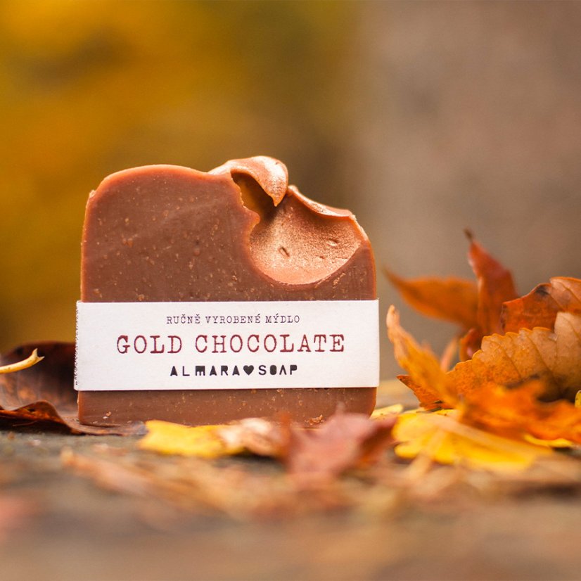 Almara Soap tuhé mýdlo Gold Chocolate