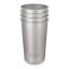 Klean Kanteen Sada nerezových pohárků 4 x 473 ml
