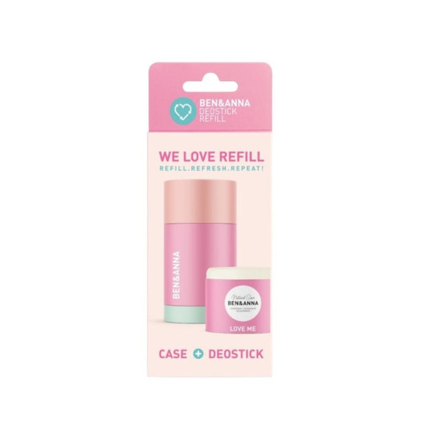 Ben & Anna Tuhý deodorant se znovupoužitelným aplikátorem  Love Me 40g
