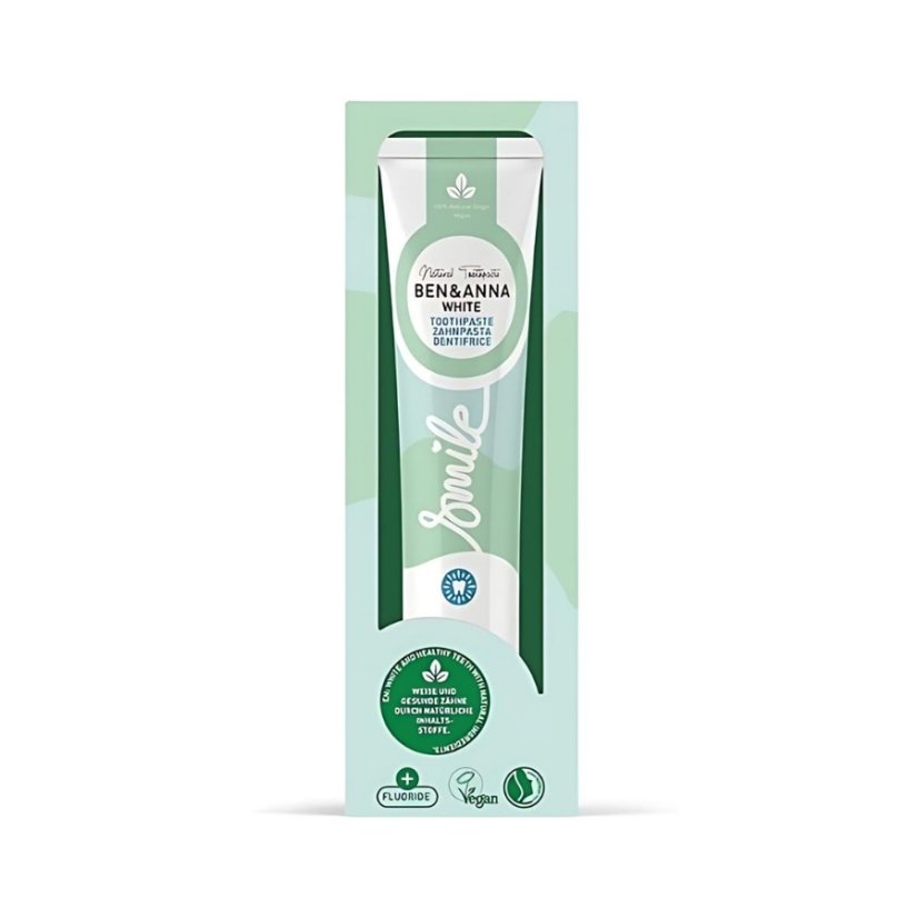 Ben & Anna Zubní pasta s fluoridem White 75ml