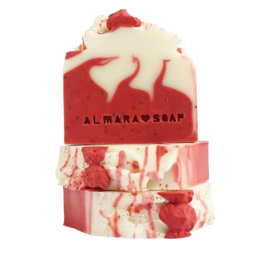 Almara Soap tuhé mýdlo Strawberry&Cream