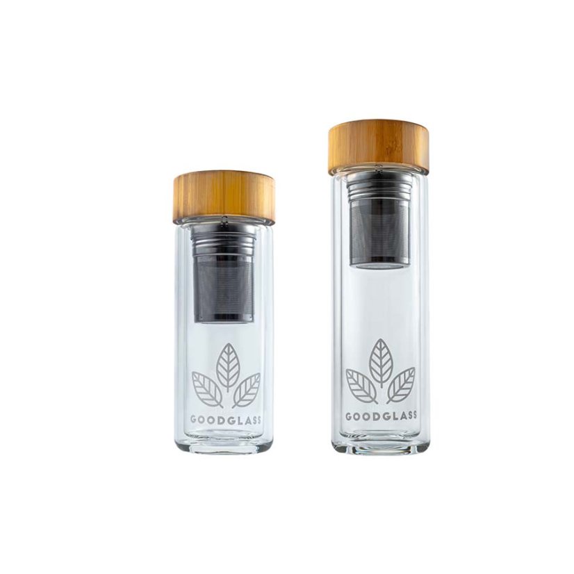 GoodWays skleněná termoska s infuzérem GoodGlass Thermo