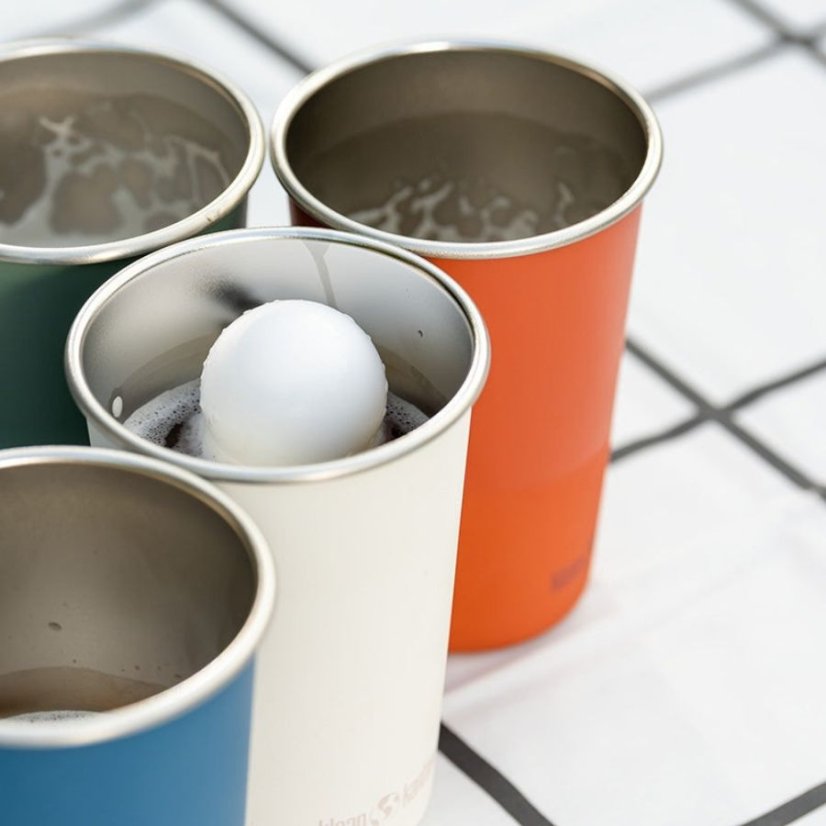 Klean Kanteen Sada barevných nerezových pohárků 4 x 473 ml