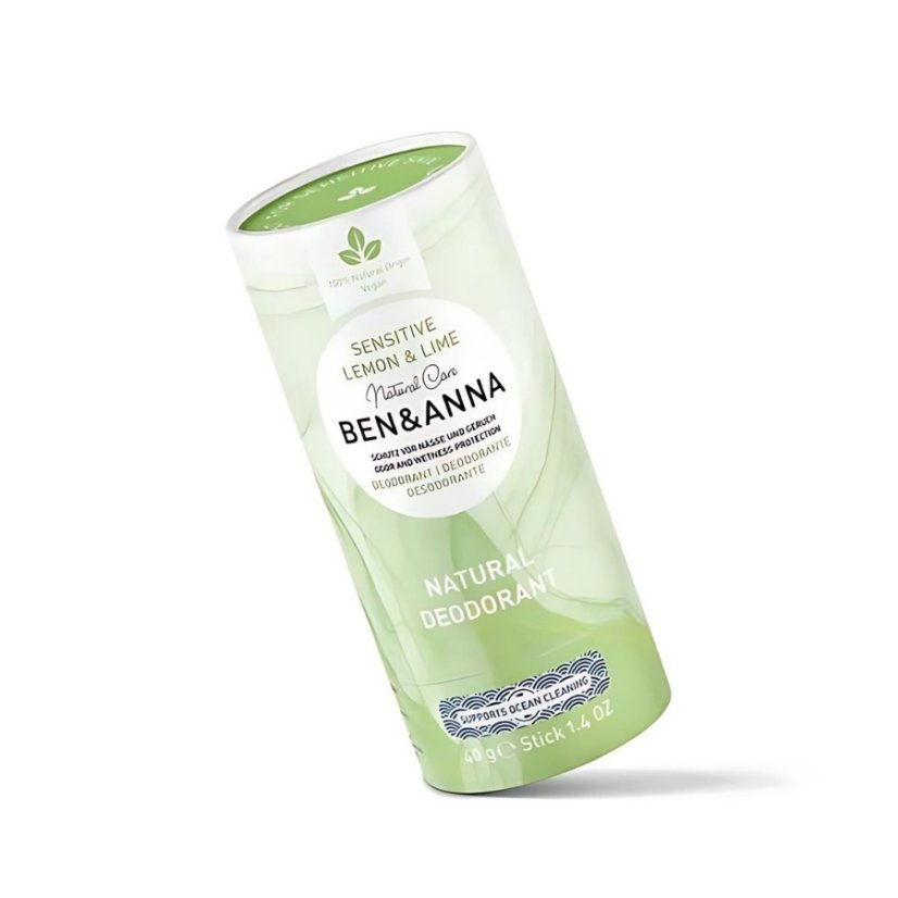 Ben & Anna Tuhý deodorant Sensitive Citrón a limetka 40g