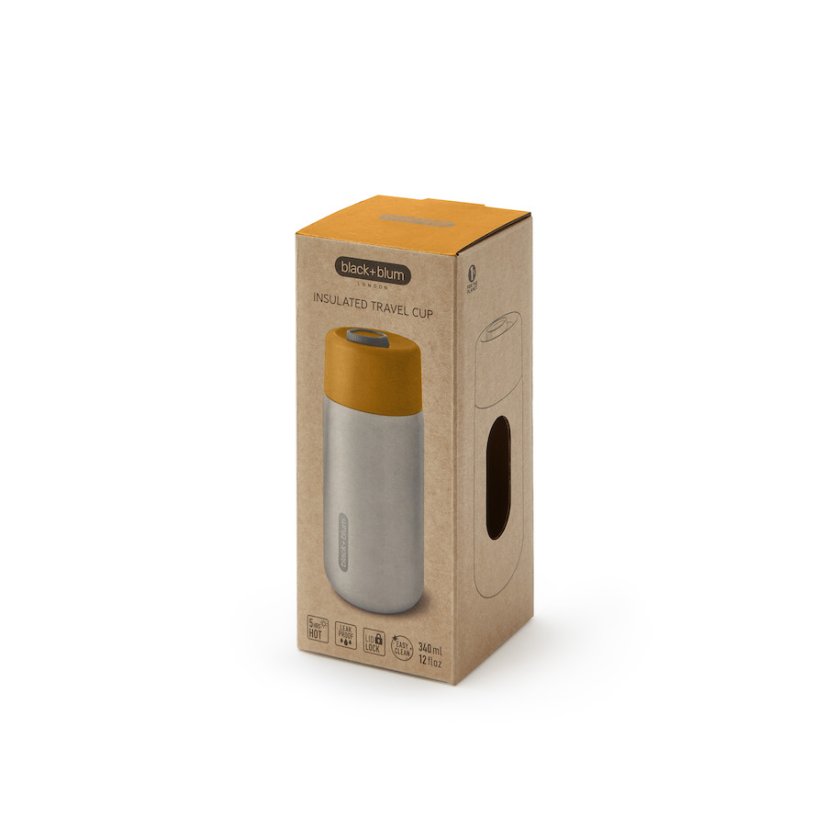 Black + Blum Cestovní nerez termoska na kávu 340 ml