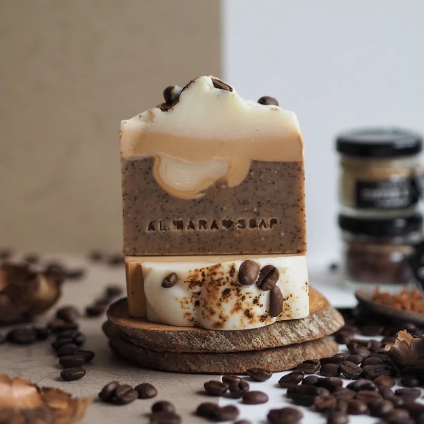 Almara Soap tuhé mýdlo Coffee Time
