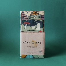 Včelobal voskované bavlněné ubrousky DUO Místa naše