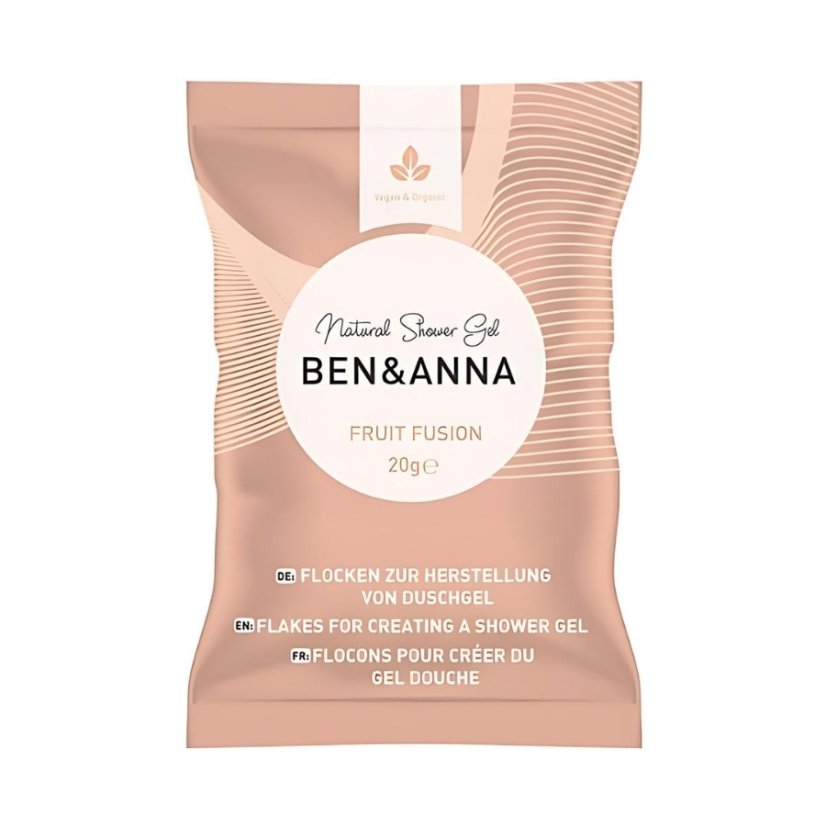 Ben & Anna Sprchový gel v prášku Fruit Fusion 2×20g