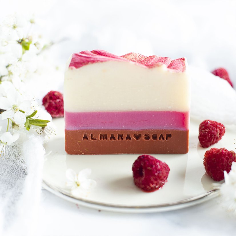 Almara Soap tuhé mýdlo Božské maliny