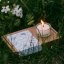 Vontree Candle Sójová čajová svíčka se svícnem Něžný dotek