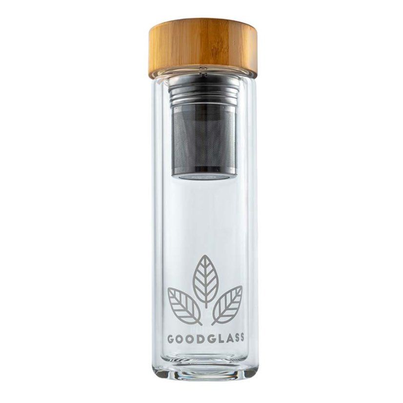GoodWays skleněná termoska s infuzérem GoodGlass Thermo