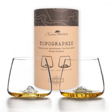 Alaskan Maker designové sklenice na whisky Fuji & Denali