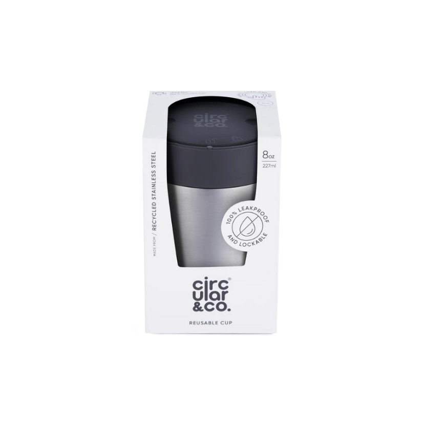 Circular & Co. Recyklovaný nerezový kelímek na pití 227 ml