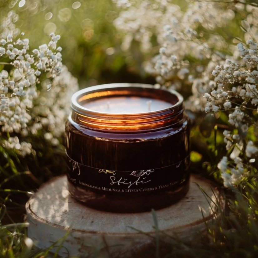 Vontree Candle Sójová vonná svíčka Štěstí 500 ml