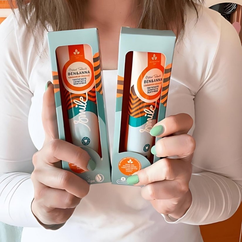 Ben & Anna Zubní pasta s fluoridem Cinnamon Orange 75ml