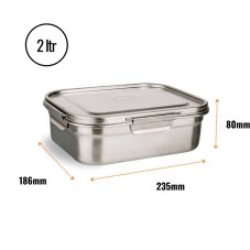 Elephant Box těsnící nerezový lunchbox 2 litry