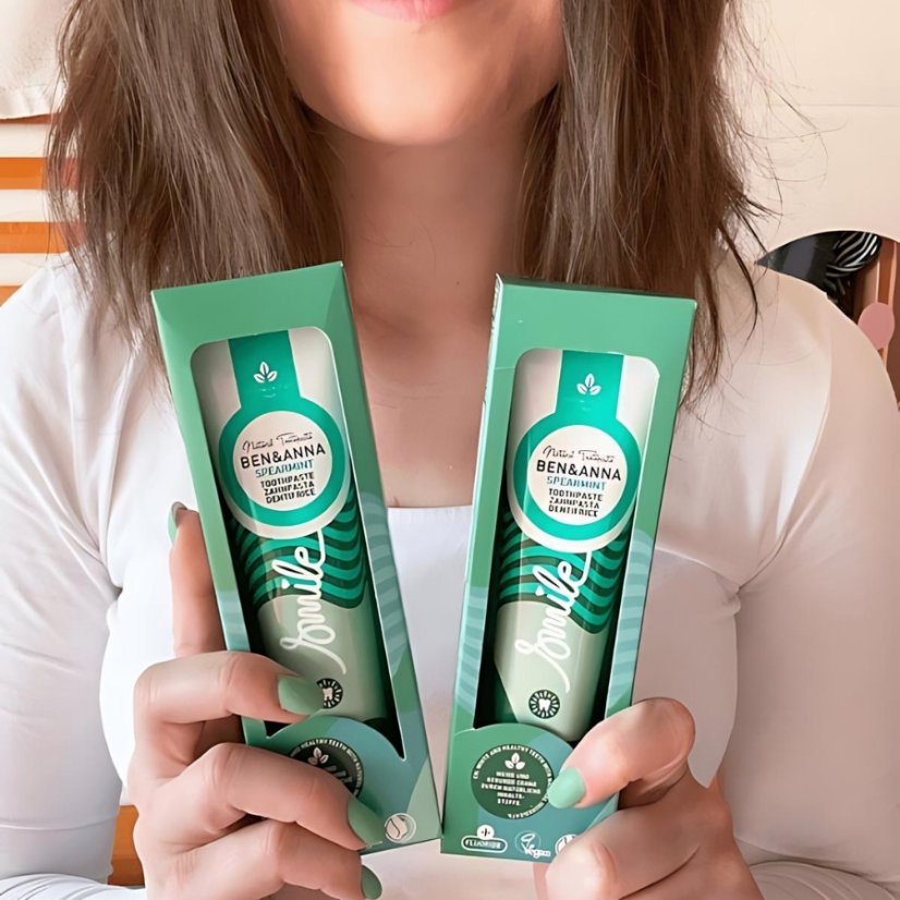 Ben & Anna Zubní pasta s fluoridem Spearmint 75ml