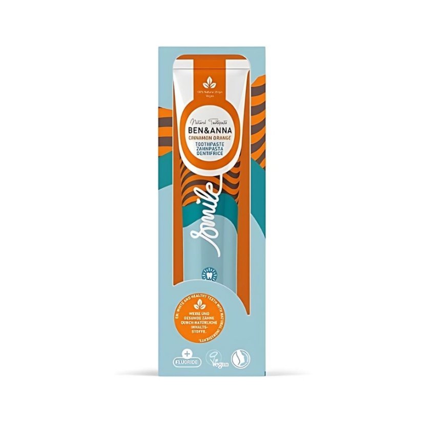 Ben & Anna Zubní pasta s fluoridem Cinnamon Orange 75ml